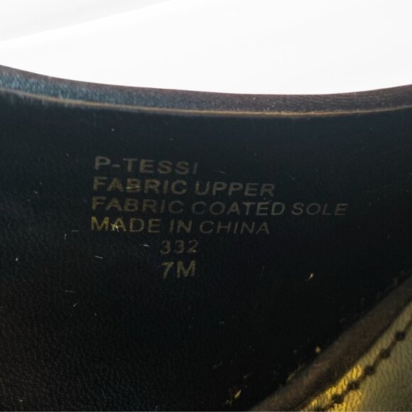 Steve Madden Black Glitter Peep Toe Platform Pumps, Size 7M - Picture 10 of 10